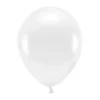 Balony lateksowe Eco, metalizowane - białe, 26 cm, 10 szt.