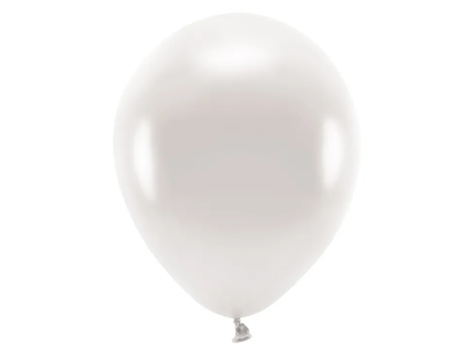 Balony lateksowe Eco, metalizowane - perłowe, 30 cm, 10 szt.