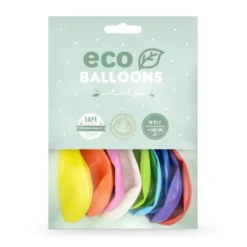 Balony lateksowe Eco Pastel - kolorowe, 30 cm, 100 szt.