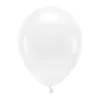 Balony lateksowe Eco, pastelowe - białe, 26 cm, 10 szt.