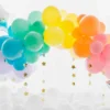 Balony lateksowe Eco, pastelowe - czarne, 30 cm, 10 szt.
