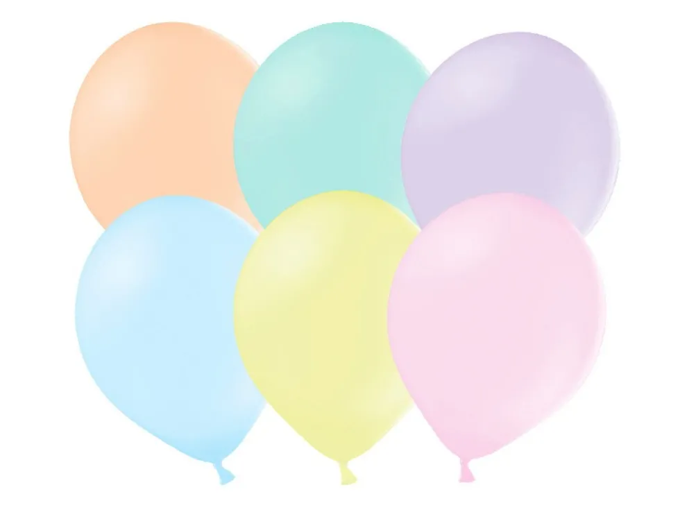 Balony Strong - pastelowe, 23 cm, 50 szt.