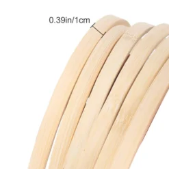 Bambusowa obręcz do makramy - Simply Crafting - Koło, 15 cm