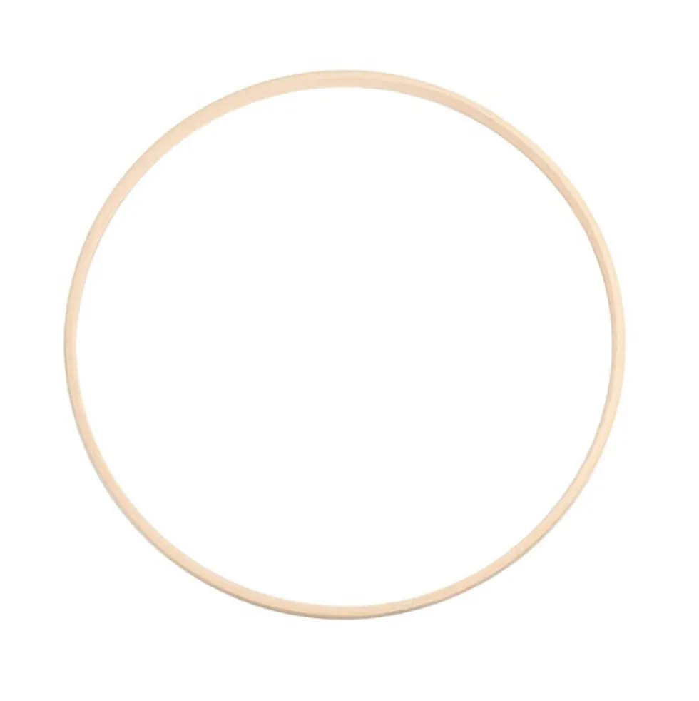 Bambusowa obręcz do makramy - Simply Crafting - Koło, 15 cm