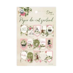 Banerek papierowy die-cut - Piątek Trzynastego - Dear Love