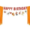 Baner Happy Birthday Cyrk - czerwony, 2,75 m