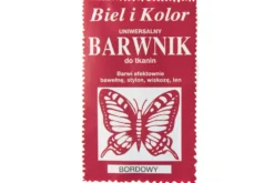 Barwnik do tkanin - Biel i kolor - bordowy, 10 g