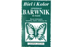 Barwnik do tkanin - Biel i kolor - ciemnozielony, 10 g