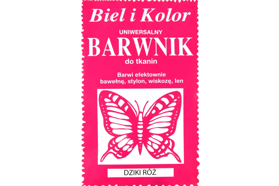 Barwnik do tkanin - Biel i kolor - dziki róż, 10 g