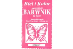 Barwnik do tkanin - Biel i kolor - różowy, 10 g