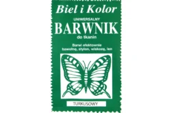 Barwnik do tkanin - Biel i kolor - turkusowy, 10 g