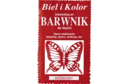 Barwnik do tkanin - Biel i kolor - wiśniowy, 10 g