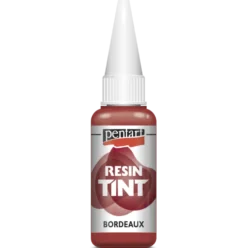 Barwnik do żywic epoksydowych, matowy - Pentart - bordowy, 20 ml