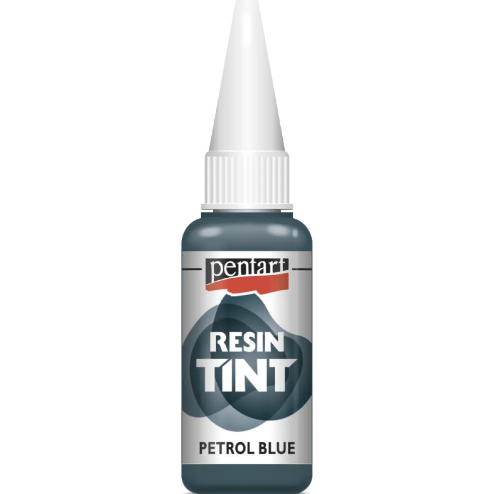 Barwnik do żywic epoksydowych, matowy - Pentart - petrol blue, 20 ml