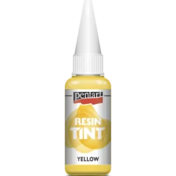 Barwnik do żywic epoksydowych, matowy - Pentart - żółty, 20 ml
