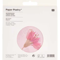 Bibuła do pakowania prezentów Blossoms - Paper Poetry - 5 szt.