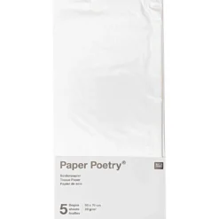 Bibuła do pakowania prezentów Crystal - Paper Poetry - 5 szt.