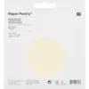 Bibuła gładka do pakowania prezentów - Paper Poetry - jasnożółta, 5 szt.
