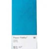 Bibuła gładka do pakowania prezentów - Paper Poetry - niebieska, 5 szt.