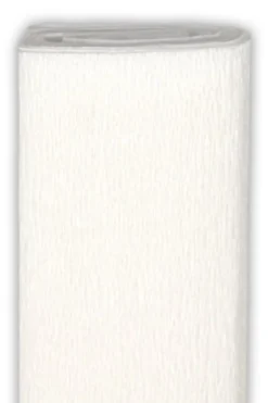 Bibuła marszczona - biała, 50 x 200 cm