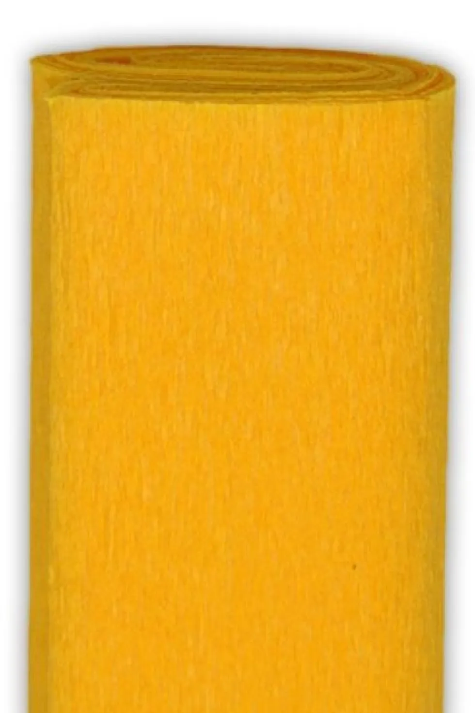 Bibuła marszczona - ciemnożółta, 50 x 200 cm