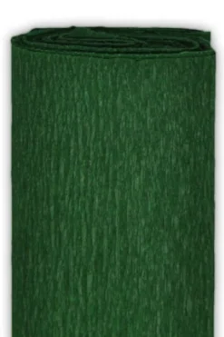 Bibuła marszczona - ciemnozielona, 50 x 200 cm