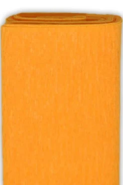 Bibuła marszczona - jasnopomarańczowa, 50 x 200 cm
