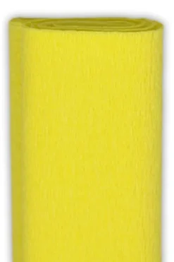 Bibuła marszczona - jasnożółta, 50 x 200 cm