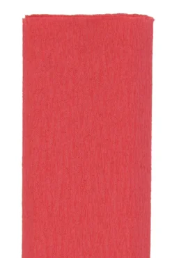 Bibuła marszczona - koralowa czerwona, 50 x 200 cm