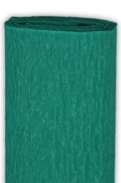 Bibuła marszczona - zieleń morska, 50 x 200 cm