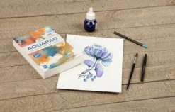 Blok do akwareli Aquapad Watercolour - Clairefontaine - cold pressed, A4, 300 g, 50 ark.