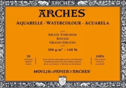 Blok do akwareli - Arches - rough, 18 x 26 cm, 300 g, 20 ark.