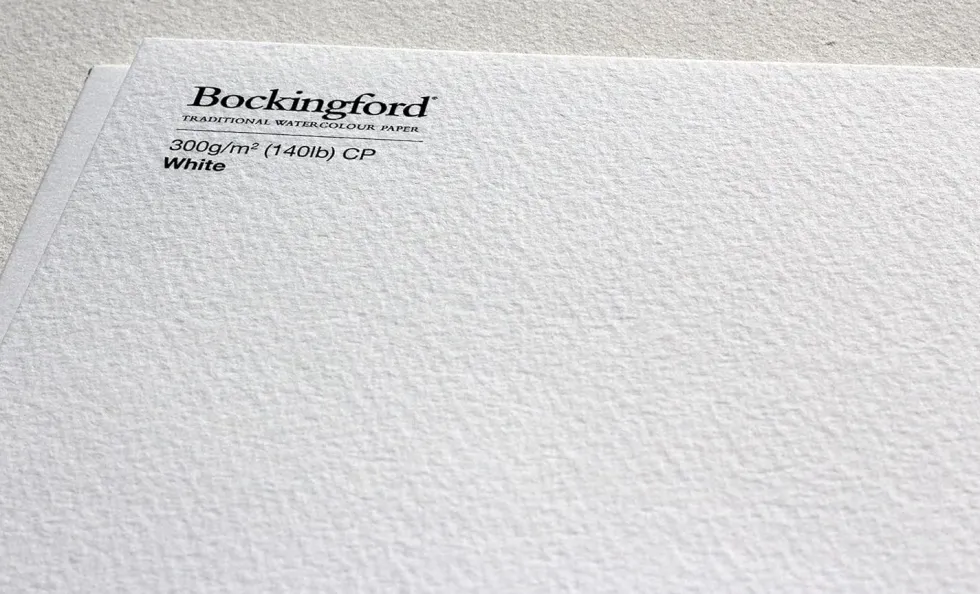 Blok do akwareli Bockingford - cold press, 29,7 x 42 cm, 300 g, 12 ark.