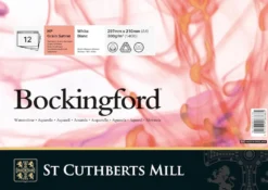 Blok do akwareli Bockingford - hot press, 21 x 29,7 cm, 300 g, 12 ark.