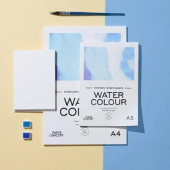 Blok do akwareli 100% Cotton - PaperConcept - 30 x 30 cm 300 g 10 ark.