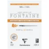 Blok do akwareli Fontaine Watercolour - Clairefontaine - hot pressed, A4, 300 g, 12 ark.