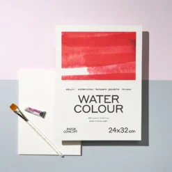 Blok do akwareli Watercolour - PaperConcept - cold press 9 x 10,5 cm 300 g 15 ark.