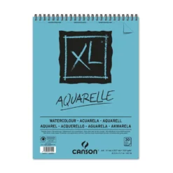 Blok do akwareli ze spiralą XL Aquarelle, A4 - Canson - 300 g, 30 ark.