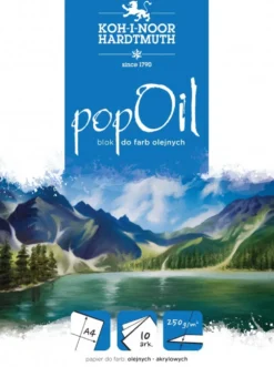 Blok do farb olejnych Pop Oil A4 - Koh-I-Noor - 250g, 10 ark.