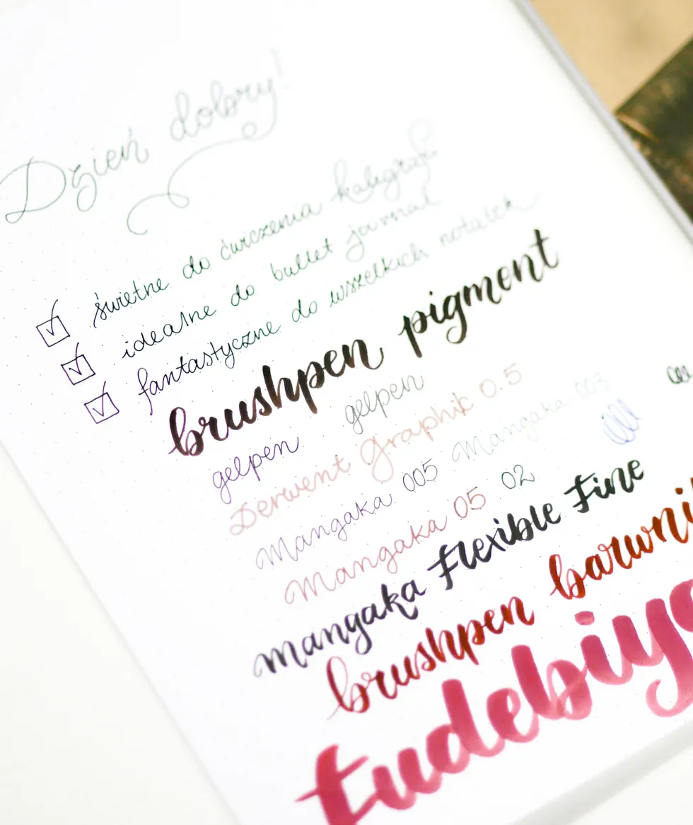 Blok do kaligrafii i letteringu Start Pad - SM-LT - w kropki, A5, 90 g/m2, 30 ark.