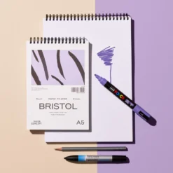 Blok do kredek i tuszu Bristol na spirali - PaperConcept - smooth A4 190 g 40 ark.