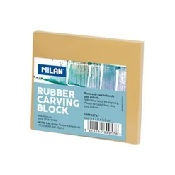 Blok do linorytu - Milan - gumowy, 9 x 7,8 cm