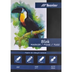 Blok do markerów A5 - Leniar - 200 g, 20 arkuszy