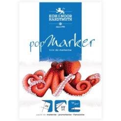 Blok do markerów Pop Marker - Koh-I-Noor - A4, 70 g, 25 ark.