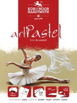 Blok do pasteli Art Pastel - Koh-I-Noor - Sepia, A5, 180 g, 20 ark.
