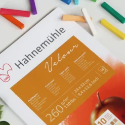 Blok do pasteli Velour Pad 30 x 40 cm - Hahnemühle - White 260 g/m2 10 ark.