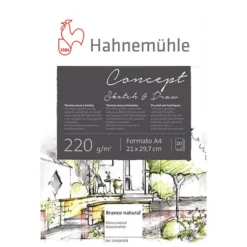 Blok do rysowania Concept Sketch & Draw - Hahnemühle - A4, 220 g, 20 ark.