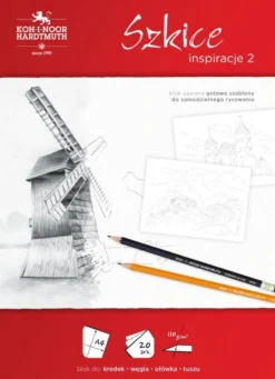 Blok Inspiracje 2, A4 - Koh-I-Noor - Szkice, 110 g, 20 ark.