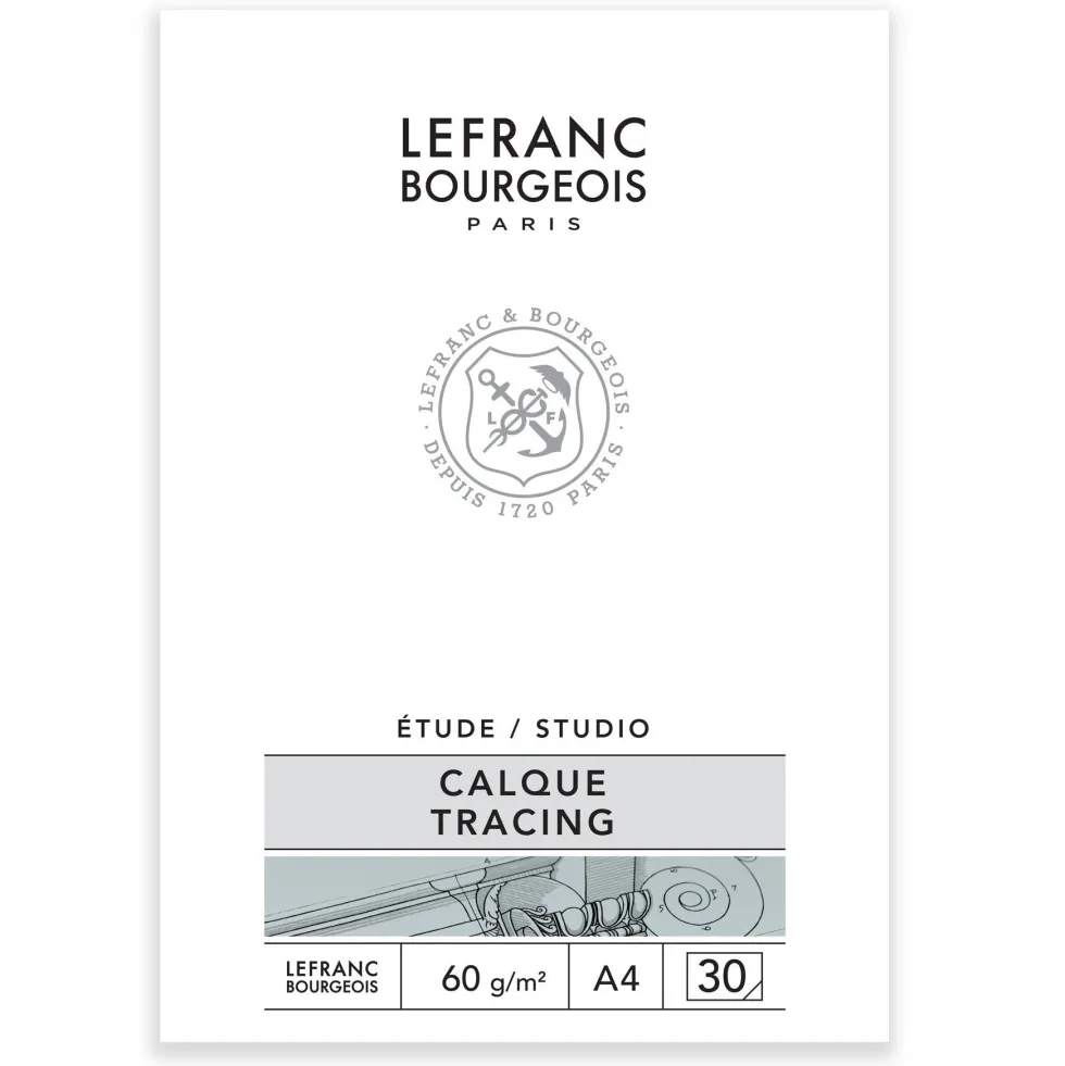 Blok kalki kreślarskiej Studio - Lefranc & Bourgeois - A4, 60 g, 30 ark.