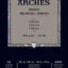 Blok rysunkowy - Arches - cream, 23 x 31 cm, 200 g, 16 ark.